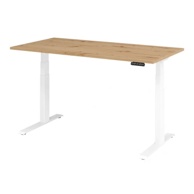 Abbildung von Hammerbacher Schreibtisch XDKB16 Asteiche/Weiß