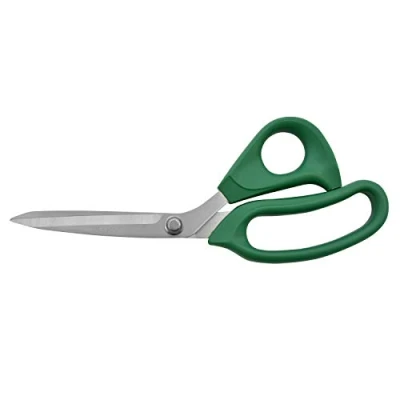 Abbildung von Clauss 18160 Hochwertige Allzweckschere, abgewinkelter Griff, rostfrei, 23 cm