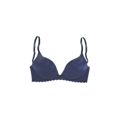 Abbildung von LASCANA Push up BH, ohne Bügel, mit extra flachen Kanten und feiner Spitze, Dessous