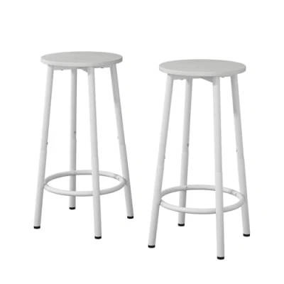 Abbildung von Vicco Barhocker Edmonton, Weiß, 31.5 x 64 cm 2 Teile