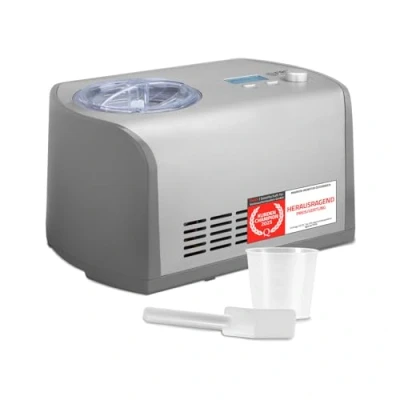 Abbildung von TZS FIRST AUSTRIA Eismaschine Ice Cream Maker, mit Kompressor, selbstkühlend, entnehmbarem 1,2L Edelstahl Eisbehälter, Eiscreme Maschine