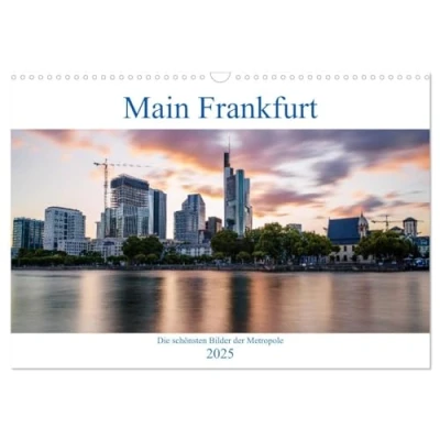 Abbildung von Main Frankfurt (Wandkalender 2025 DIN A3 quer), CALVENDO Monatskalender