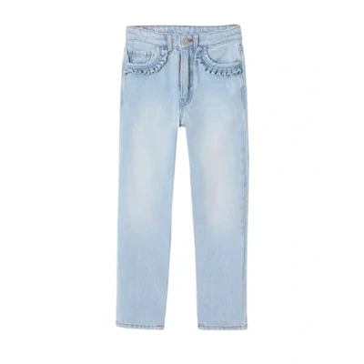 Abbildung von Vertbaudet Huftweite Jeans Slim Fit für Kinder, Größe: 128, Bleached