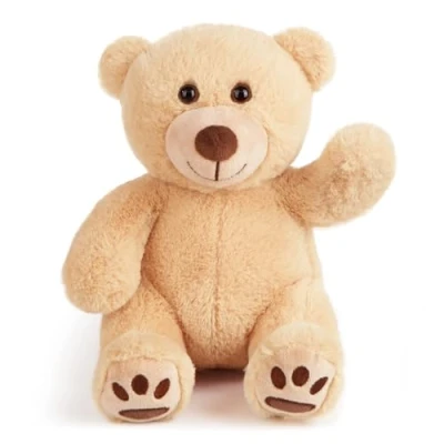 Abbildung von LotFancy Teddybär Plüschtier Kuscheltiere 25cm, Teddy Bär Klein Braunbär Süße Stofftier Spielzeug, Geschenke für Kinder Mädchen Freundin, Geburtstag Valentinstag, Hellbraun