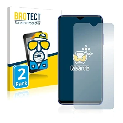 Abbildung von BROTECT Entspiegelungs Schutzfolie für Xiaomi Redmi 9T (2 Stück) Matte Displayschutz Folie, Anti Reflex, Fingerprint