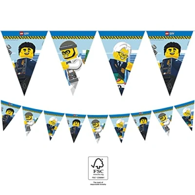 Abbildung von Lego City Flagge Line Singer 230 cm