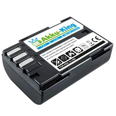 Abbildung von Akku King kompatibel mit Pentax D Li90 Li Ion 1600mAh für 645D, K 01, 5, 5 II, IIs, 7