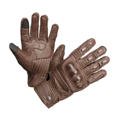 Abbildung von Modeka Motorradhandschuhe Urban Legend Lederhandschuh braun