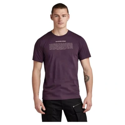 Abbildung von G Star POEM Tshirt print, Herren, Größe: Medium, Lt maze