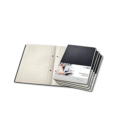 Abbildung von SIGEL CO803 Notizblock A5 liniert, 60 Blatt, aus nachhaltigem Papier, Conceptum 5er Pack
