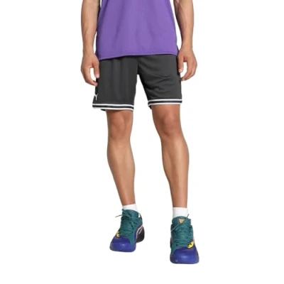 Abbildung von Puma Hoops GAME Basketball kurze Sporthose, Herren, Größe: Medium, black