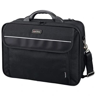 Abbildung von fixbag FB2046010 Fahrrad Laptoptasche mit Klickfix Kompakt Taschenschiene fürs Fahrrad, Notebooktasche für 15&quot; Notebooks aus Polyester, Umhängetasche ca. 30 x 41 13 cm, Tasche Schwarz