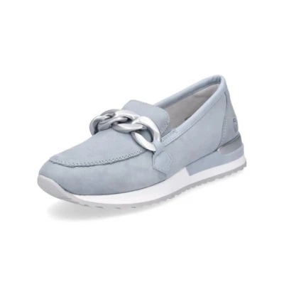 Abbildung von Remonte Slipper, Damen, Größe: 39, Blau Nubuk