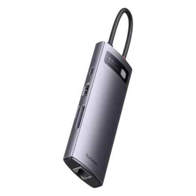 Abbildung von Hub 8w1 Baseus StarJoy Metal Glam Series, USB C do HDMI + 3 x 3.0 PD RJ45 SD/TF