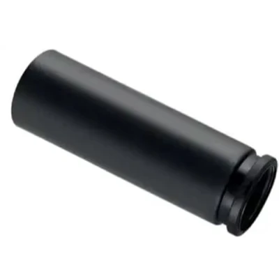 Abbildung von Peh Toilettenventilrohr Ø90 mit Lippenkappe gerade für Wandtoilette schwarz