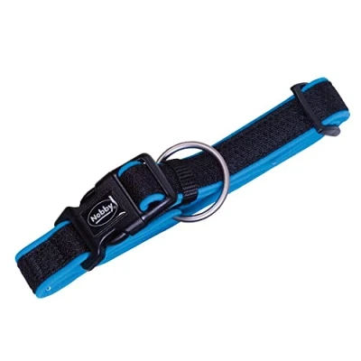 Abbildung von Nobby Halsband Mesh Preno, hellblau, L: 20 30 cm, B: 15/20 mm, 1 Stück