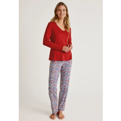 Abbildung von Calida Special Nachtwäsche Hose, Damen, Größe: 44/46, Summer red