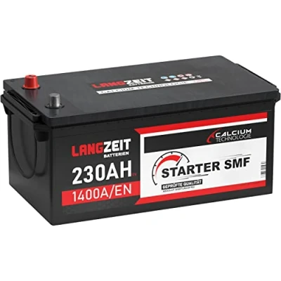 Abbildung von Langzeit LKW Batterie 12V 230Ah 1400A/EN SMF verschlossen Starterbatterie Schlepper Traktor statt 200ah 220Ah 225Ah 235Ah