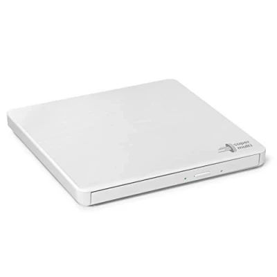 Abbildung von Hitachi LG Slim Portable DVD Brenner, Schwarz, Ablage, Desktop / Notebook, DVD±RW, USB 2.0, 60000 h