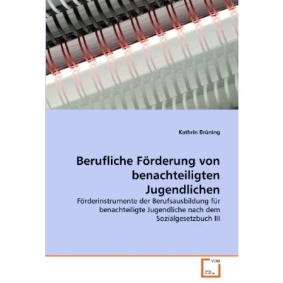 Abbildung von Berufliche Förderung von benachteiligten Jugendlichen: Förderinstrumente der Berufsausbildung für benachteiligte Jugendliche nach dem Sozialgesetzbuch III