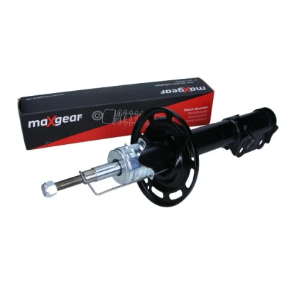 Abbildung von MAXGEAR 11 0983 Stoßdämpfer Vorderachse links Gasdruck Zweirohr Federbein oben Stift HONDA: Jazz 2 Schrägheck
