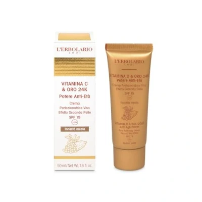 Abbildung von L&#039;Erbolario Gesichtscreme Vitamin C &amp; Gold 24K Mittlerer Farbton 50 ml