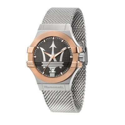 Abbildung von Maserati Quarz Potenza 42MM Uhr, Herren, Größe: One Size, Edelstahl