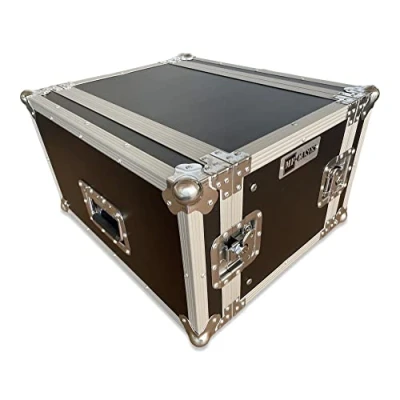Abbildung von Effektrack 30cm Butterfly Verschluss Flightcase Side Rack Case 19&quot; MF Cases (6HE)