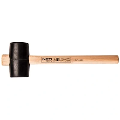 Abbildung von NEO TOOLS 25 052 Gummihammer 340 Holz (Hickory)