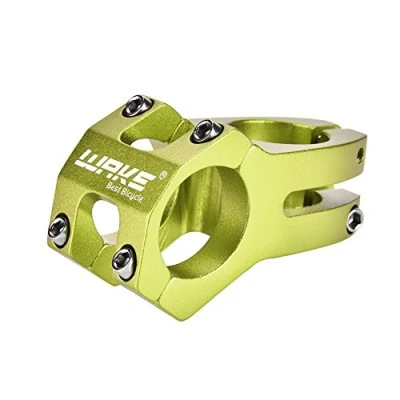 Abbildung von 31,8 Fahrrad Vorbau, mm Lenkervorbau Kurze Fahrradlenker Vorbau Aluminiumlegierung Mountainbike Lenker festem Fahrradzubehör (grün)