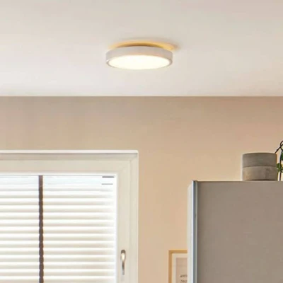 Abbildung von Paulmann 70882 LED Deckenleuchte Deckenlampe flach Deckenlicht IP44 spritzwassergeschützt 20W Badezimmerlampe Chrom inklusive Leuchtmittel