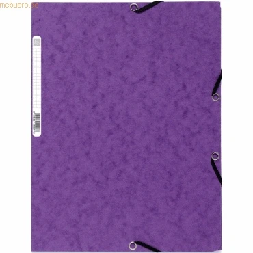Abbildung von Exacompta Eckspannmappe Nature Future A4 Manila Karton 400g violett
