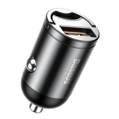 Abbildung von Baseus Tiny Star Mini, Auto, Zigarettenanzünder, 20 V, Grau