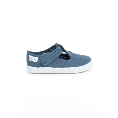 Abbildung von Pisamonas Klassische Babyschuhe Für Kinder Im Sneaker Stil Größe 29 Farbe Jeansblau