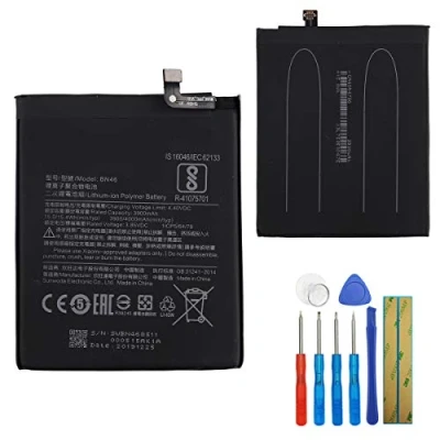 Abbildung von E yiiviil Battery BN46 Compatible with Xiaomi Redmi Note 8/Note 8T 7 6/Note 6 PRO Tools