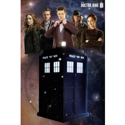 Abbildung von Close Up Doctor Who Poster Tardis Glow In The Dark (61cm x 91,5cm)