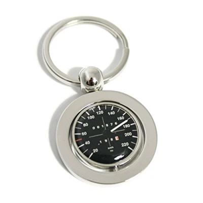 Abbildung von Volkswagen Classic Parts Original VW GTI Tacho Drehzahlmesser Schlüsselanhänger Anhänger Silber Keyring Lanyard Key Schlüsselring