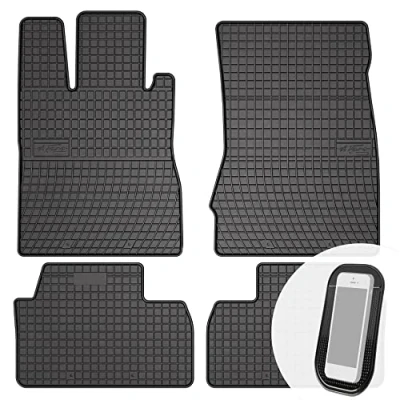 Abbildung von Gummimatten Auto Fußmatten Gummi Automatten Passgenau 4 teilig Set passend für Mercedes Benz S Klasse W220 1998 2005