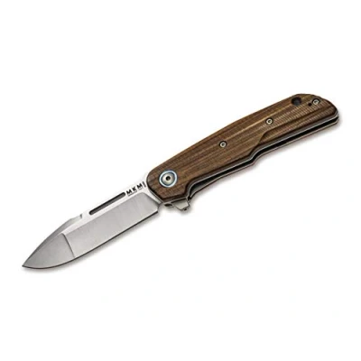 Abbildung von MKM Unisex Erwachsene Taschenmesser Clap Santos Wood, Braun, 18,4cm