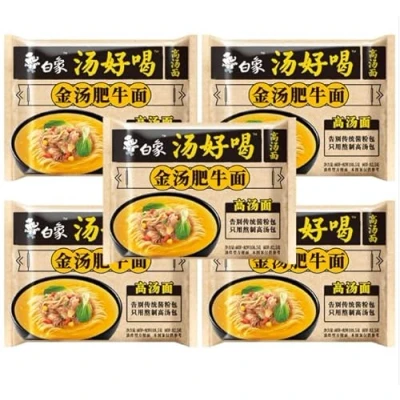 Abbildung von Infinitely Great Home Decor Center 5 Stück/Packung Baixiang Chinesische Lebensmittel Snack Instant Nudeln Großbritannien
