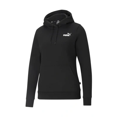 Abbildung von PUMA Damen ESS Kapuzenpullover, Schwarz, S