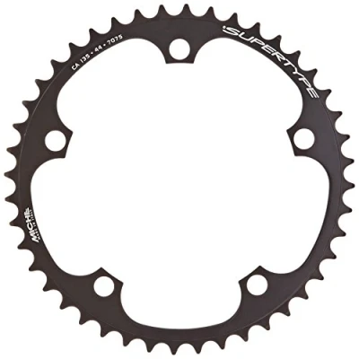 Abbildung von Miche Kettenblatt Supertype BCD 135CA innen 44Z schwarz 9/10fach Campagnolo