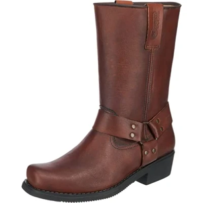 Abbildung von Kochmann Boots Motorradstiefel Cruiser 1000 braun 45 (Packung, Antistatische und Öl Benzinfeste Sohle)