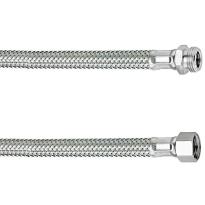 Abbildung von Cornat Flexibler Verbindungsschlauch 200 mm Länge 3/8 Zoll IG, AG Hochwertige Edelstahl Umflechtung / Anschlussschlauch für Wasserhahn Armaturenschlauch Flexschlauch T3173091270