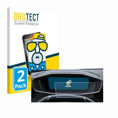 Abbildung von BROTECT Entspiegelungs Schutzfolie für Peugeot 2008 2022 Cockpit (2 Stück) Matte Displayschutz Folie, Anti Reflex, Fingerprint