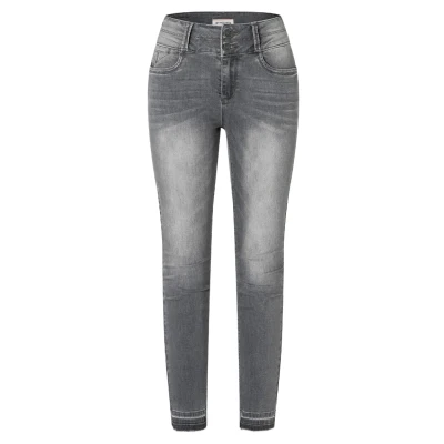 Abbildung von Timezone ENYA Jeans Slim Fit Rock grey wash, Damen, Größe: 30, wash
