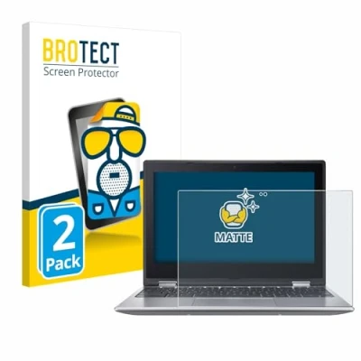 Abbildung von BROTECT Entspiegelungs Schutzfolie für Acer Chromebook Spin 511 R756TN TCO (2 Stück) Matte Displayschutz Folie, Anti Reflex, Fingerprint