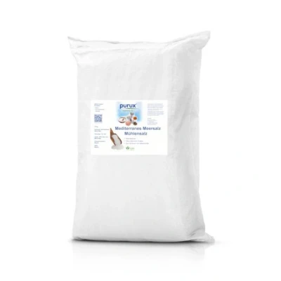 Abbildung von 25 Kg Sack Mediterranes Meersalz Mühlensalz Mineralsalz Speisesalz ohne Rieselhilfe