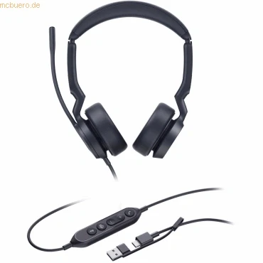 Abbildung von Yealink Network Headset UH44 Dual Teams USB C/A