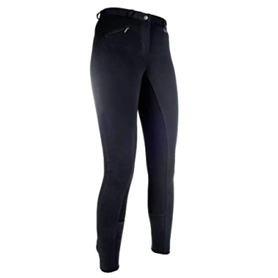 Abbildung von HKM Reithose Basic Belmtex Grip 3/4 Besatz Schwarz 34